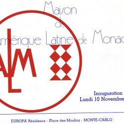 Maison de l'Amérique Latine de Monaco, 1986